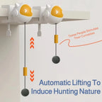 Electric Lifting Cat Teaser Toy — Self-Playing Interactive Hair Ball Up-Down Motion Training Toy