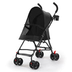 Crossborder Pet Stroller Cat Dog Teddy Lightweight Portable Foldable Outdoor Travel Pet Trolley Trolley for Dog Pet Stoller