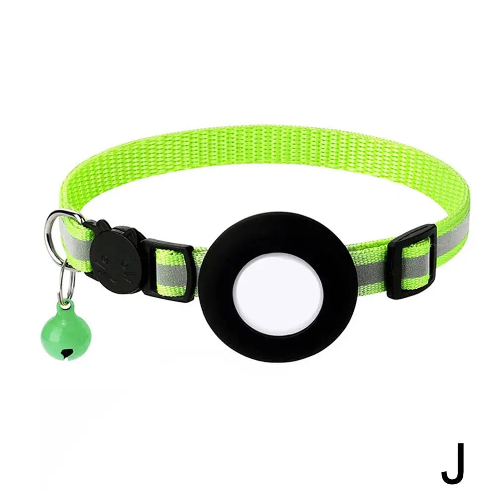 Reflective Breakaway Cat Collar with Bell — Anti-Strangling Adjustable Safety Necklace for Cats & Small Dogs