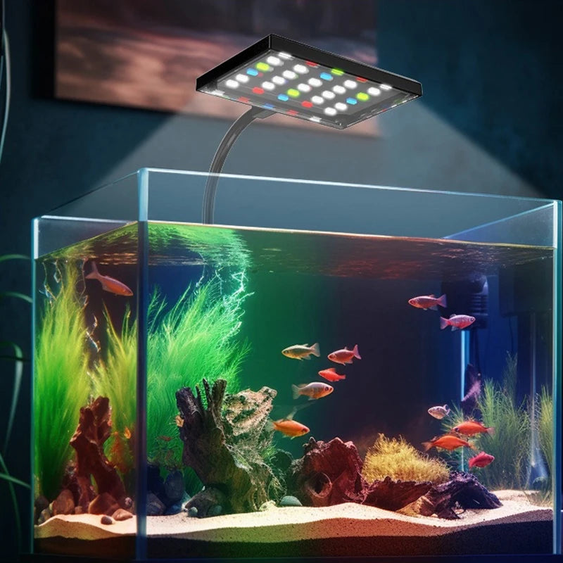 USB Full Spectrum Aquarium LED Grow Light (Aquatic Plants, Clip-On, Programmable)