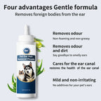 PETCLEAR Cat Dog Ear Powder Painless Ear Hair Removal Powder for Pets Easy to Remove Ear Hair Pets Cleaning Tools 30g
