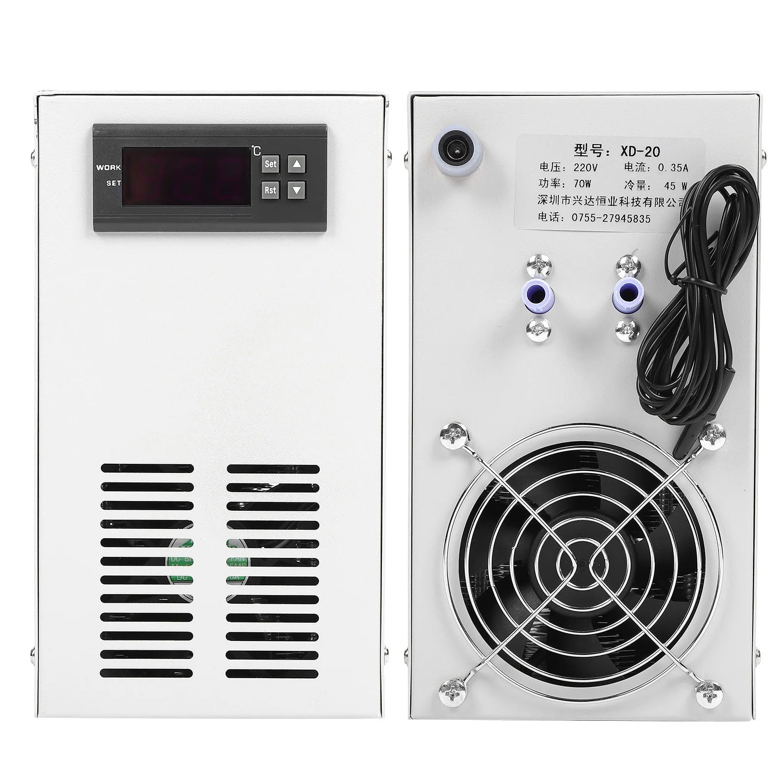 Aquarium Water Chiller Cooling System (72W, Constant Temperature, Fish Tank)