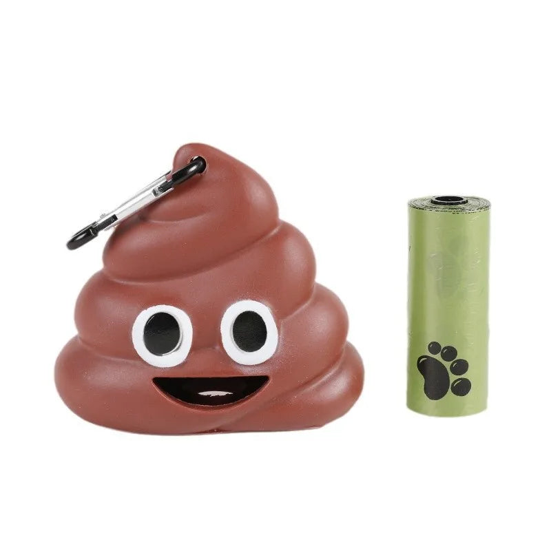 Pet Fecal Bag Dispenser Cat Dog Outdoor Pocket Hanging Buckle Portable Eco-friendly Biodegradable Pet Garbage Bag Pet Supplies