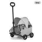 Small Pet Stroller for Dogs Cats Teddy Portable Foldable Outdoor Puppy Cat Carrier Travel Hand Pushchair