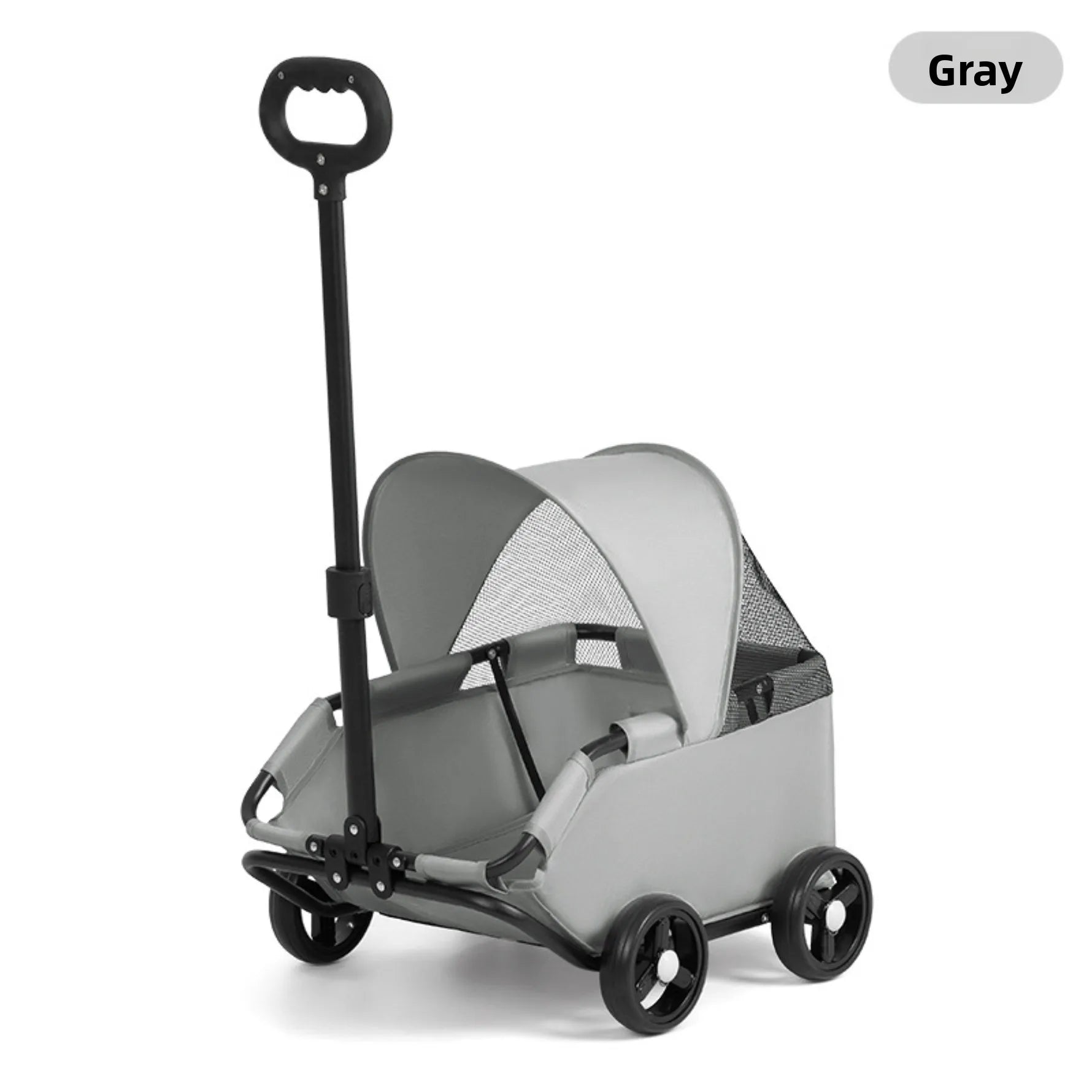 Small Pet Stroller for Dogs Cats Teddy Portable Foldable Outdoor Puppy Cat Carrier Travel Hand Pushchair