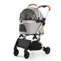 Multifunctional Pet Stroller Detachable Basket Car Pet Travel Bag Multi-ventilated Pet Carriage High-view Portable Dog Stroller