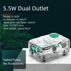 Ultra-Silent Aquarium Air Pump (Low Noise, Adjustable Flow, Multi-Outlet, Energy Saving)