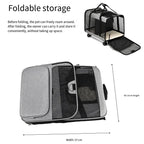 2026 Double-layer Pull-out Pet Bag, Single Shoulder Handheld Backpack, Portable Outdoor Travel Carrier for Cats & Dogs
