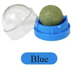 Mint Cat Dental Chew Ball Toy — Teeth Cleaning & Entertainment Lick Toy