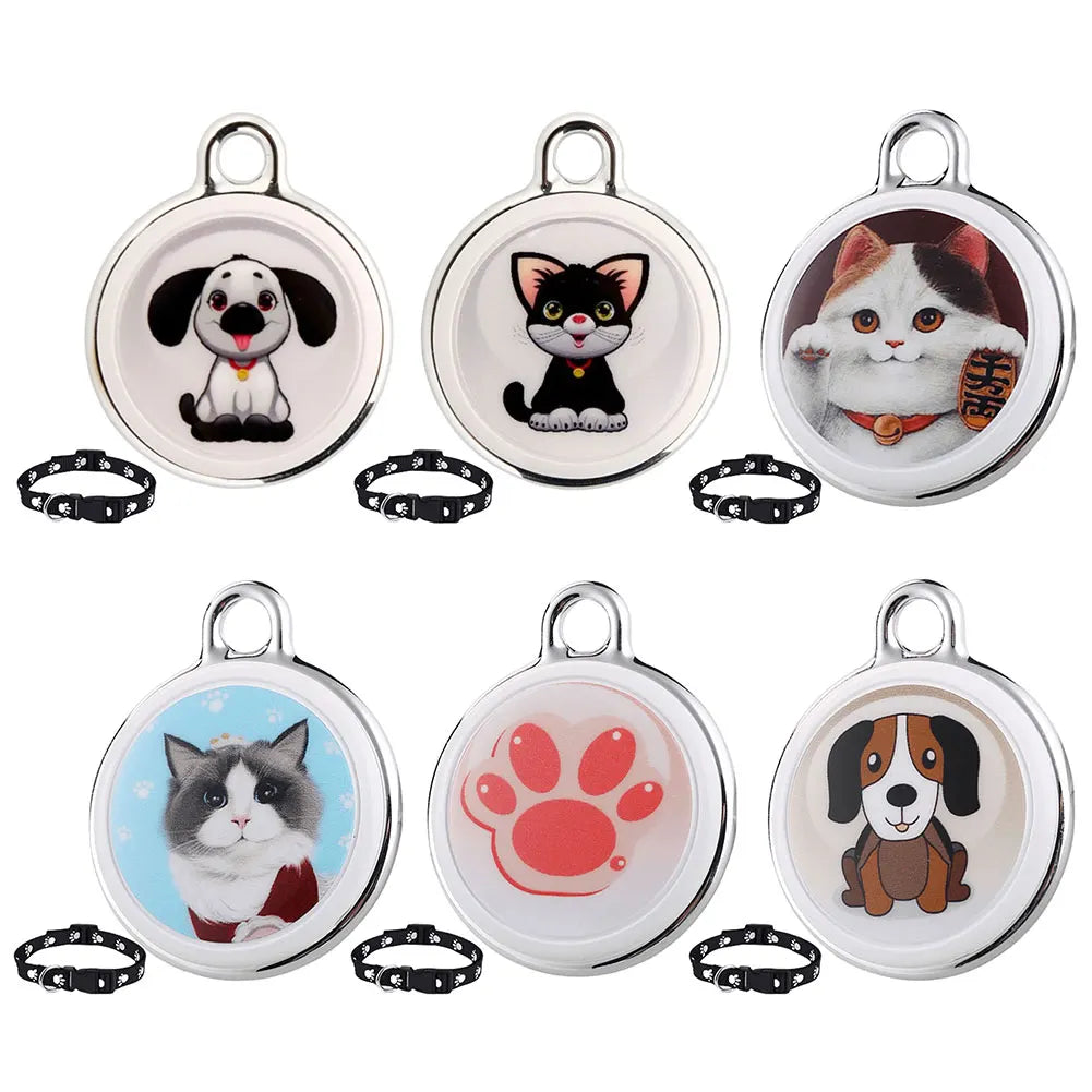 Bluetooth GPS Anti-Loss Tracker for Dogs & Cats - Real-Time Global Location Finder Device
