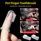 1 Pc Soft Silicone Pet Finger Toothbrush Gentle Dental Care Tool for Dogs & Cats Easy to Use Teeth Cleaning Brush