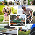 HD 1080P Pet Camera Collar for Dogs & Cats - Wireless Mini Action Cam for Outdoor & Indoor Use
