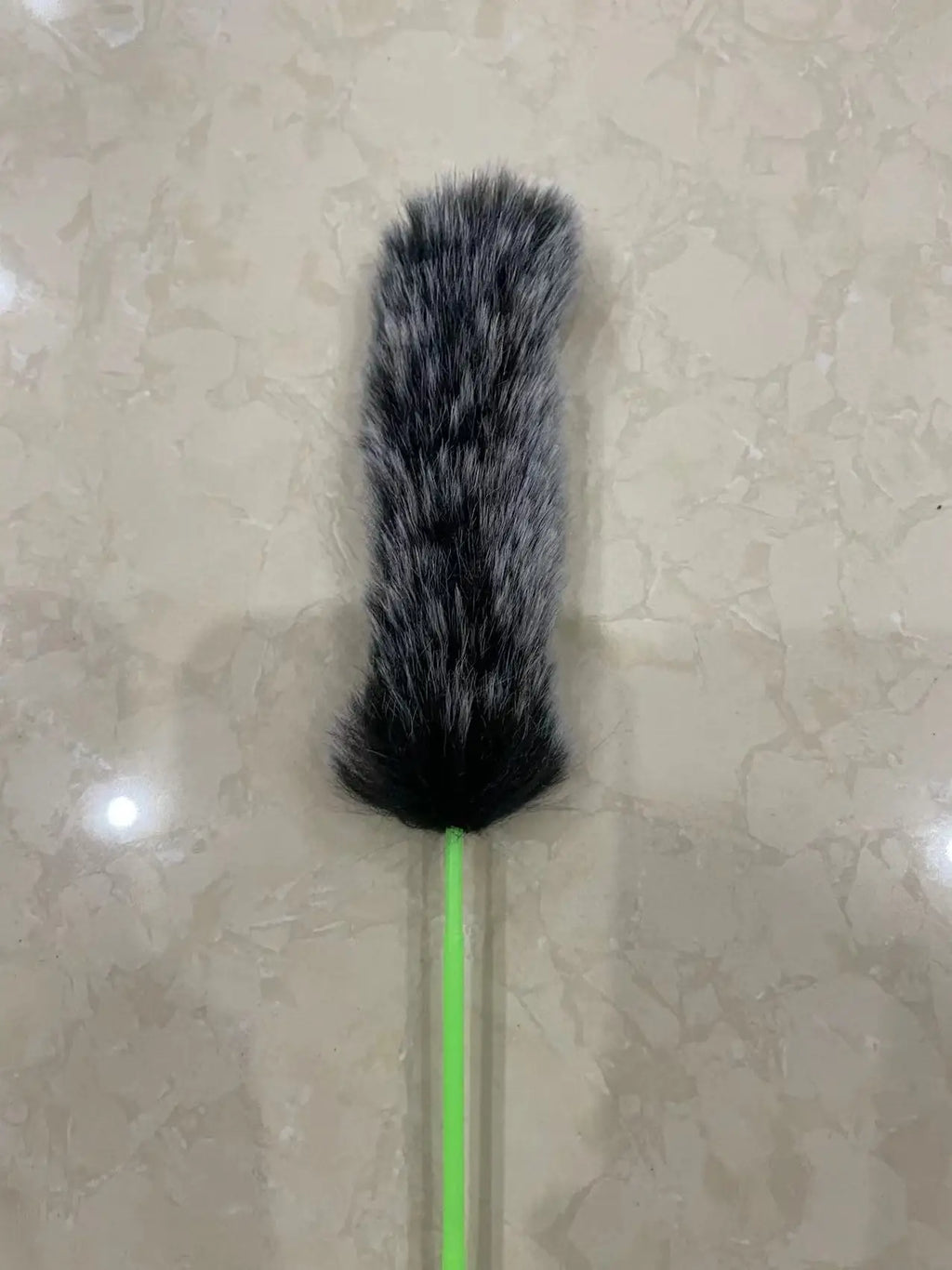Feather & Bell Cat Teaser Stick with Collar — Self-Play Interactive Wand for Kittens & Cats