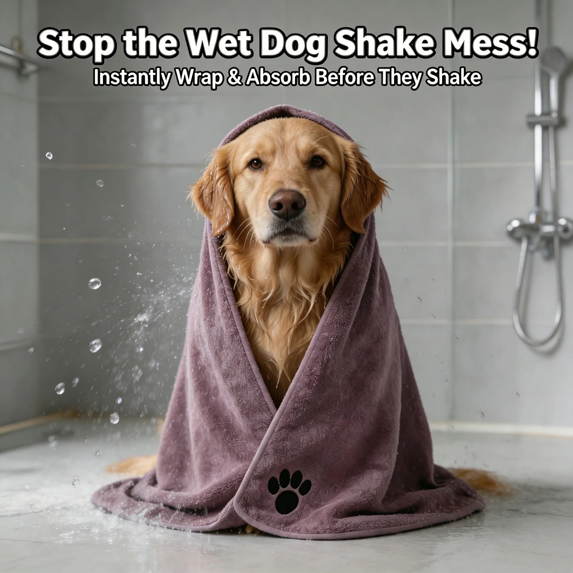 Extra Large Pet Bath Towel Super Absorbent Microfiber Quick Dry Soft Washcloth for Dogs Cats Durable Non-Fading Easy to Clean