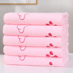 Pet Towel 60x100cm Drying Dog Cat Bath Towel Microfiber Quick-drying Dog Claw Absorbent Blue Grey Bath Towel Pet Bath Products
