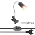 Reptile & Aquarium Heat Lamp (50W, Adjustable Gooseneck, Clip-On)