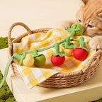 Tomato Cat Teaser String Toy (3-Pack)