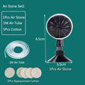 Plastic Aquarium Air Stone Aerator (1–2pcs, Pond & Fish Tank, Oxygen Bubbler)