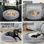 Calming Pet Bed with Extra-Soft Filling (9 Colors)