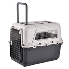 Pet Carrier with Wheels for Dogs Up To 44lbs & Cat Airline Approved Dog Carrier Rolling Pet Carrier Pet Stroller, 33 Inches