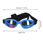 Foldable Structure Pet Sun Goggles Wind Tough Anti Ultraviolet Canine Goggles Adjustable Fit Light Weight Dog Sun Goggles