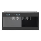 Reptile Lounge Habitat with Glass Sliding Door and Intelligent Thermostat 80*40*40cm Reptile Breeding Box LCD Reptile Pet  Box
