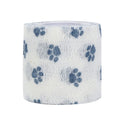 Elastic Fiber Pet Self-adhesive Bandage Stretchable Non-woven Fabric Dog Paw Wrap Printed Paw Pattern Breathable