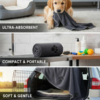 50*100 Super Absorbent Dog Bathrobe Cat Accessories Pet Bath Towel Cat Blanket Dog Products Quick Dry Soft Microfiber Pet Towel