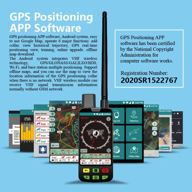 Rugged 4G IP68 Dog GPS Tracker with GNSS/Galileo/BDS - Industrial-Grade Environmental Seal