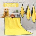 Pet Quick Dry Dog Cat Absorbent Towel Microfiber Cat Dog Bath Towel Convenient Clean Towel Dog Bathrobe Blanket Pet Supplies