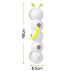 Smart Whack-a-Mole Caterpillar Cat Toy — Motion Sensor Feather Teaser for Indoor Cats