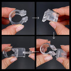 Aquarium Fish Tank Fixed Bracket Acrylic Water Pipe Clamp Fish Tank Filter Fixing Clip Filter Hose Holder Water Vat Accessories