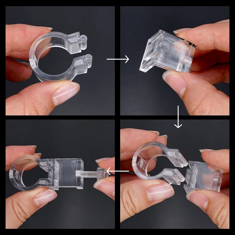 Aquarium Fish Tank Fixed Bracket Acrylic Water Pipe Clamp Fish Tank Filter Fixing Clip Filter Hose Holder Water Vat Accessories