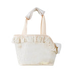 Pet Outing Bag Portable Breathable Shoulder Bag Teddy Small Dog Lace Handheld Walking Dog Cat Carrier