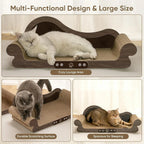 26in Extra-Large Cardboard Cat Scratcher Lounge