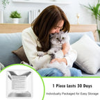 Pet Odor Eliminator: 6-Pack Floral Scent Gel for Meowant Self-Cleaning Litter Boxes - Long-Lasting Neutralizer and Effortless