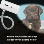 Turtle Fish Tank Reptile Heating Light Holder 360 Degree Rotation E27 Lamp-socket Clip-on Bulb with Lamp Clip Cover уф лампа для