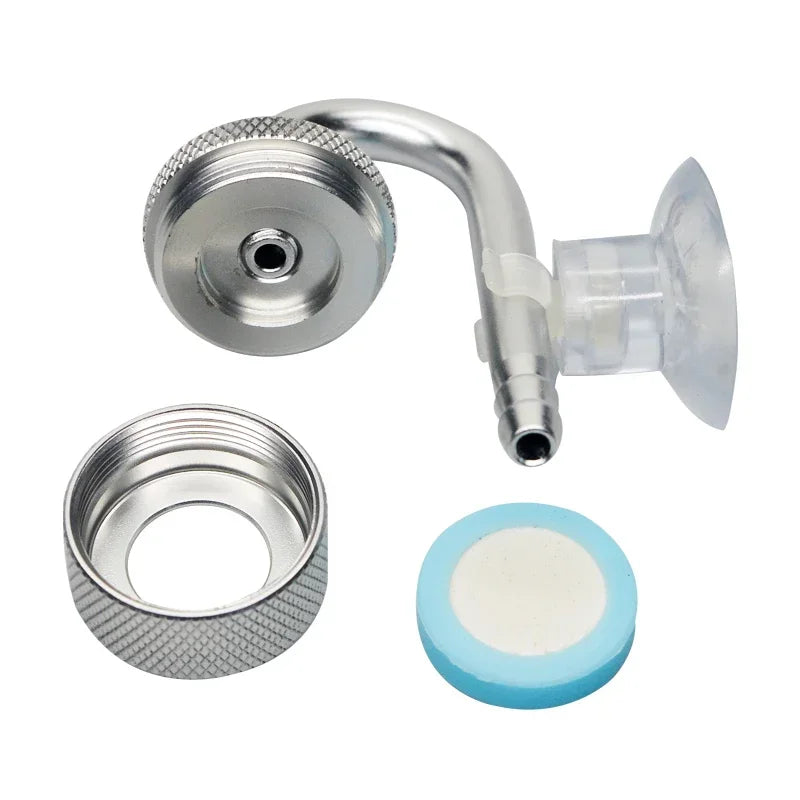 Aquarium CO2 Diffuser & Bubble Atomizer (Suction Cup, Planted Tank, Fine Mist Reactor)
