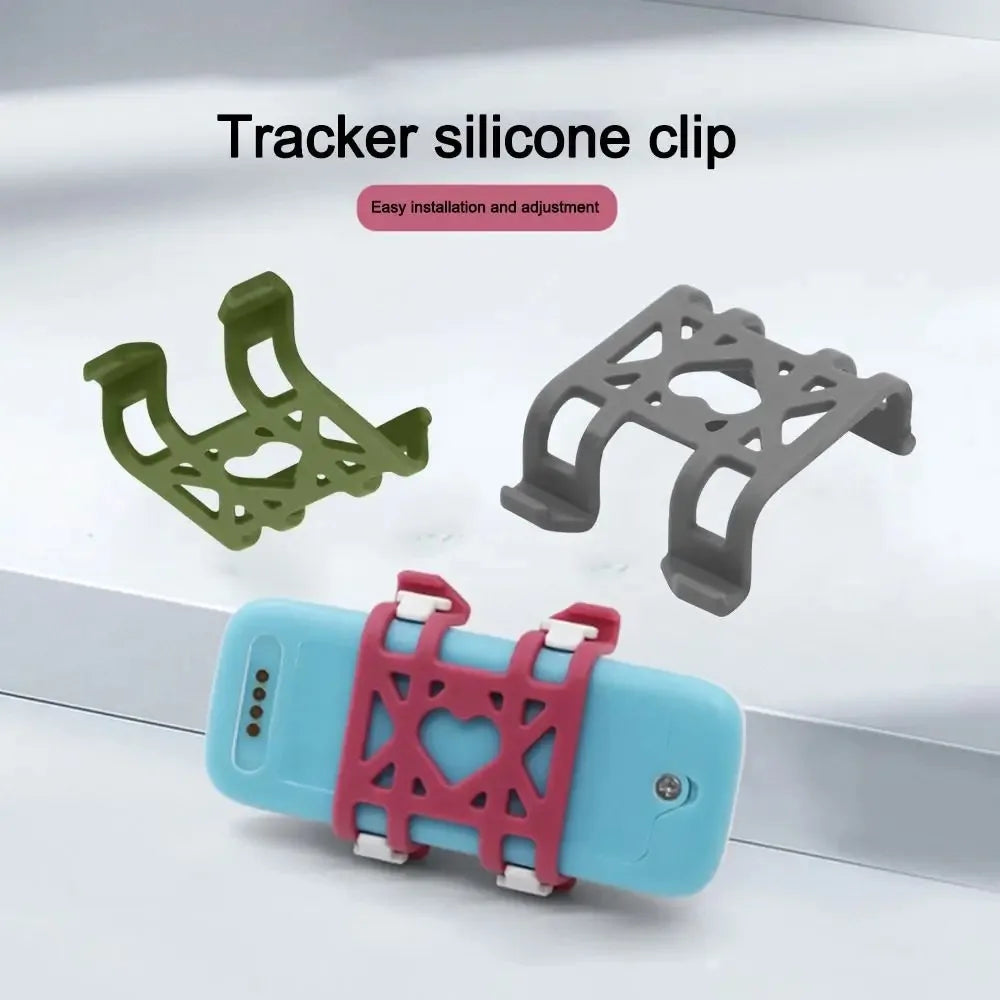 Silicone Positioner & Anti-Loss Fixing Clip Accessory for TK911SA 4G Pet GPS Locator