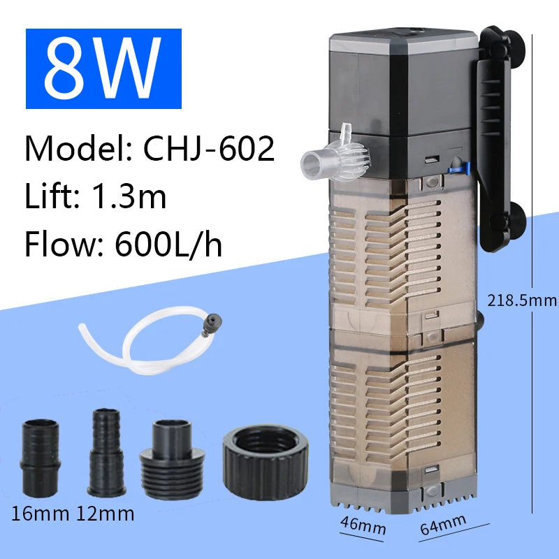 4-in-1 Aquarium Submersible Pump Replacement Filter Cotton (CHJ502/602/902/1502, Micro Water Pump)