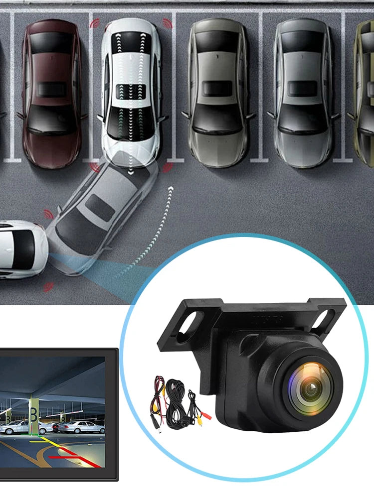 720P AHD Car Rear View Backup Camera with Night Vision - HD Color CVBS Vehicle Reversing Camera