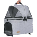 ROODO 2026 Upgraded Version 3 in 1 Dog Cat Stroller with Detachable Carrier Lightweight Folding Portable All Terrain Pet Travel