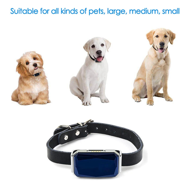 Waterproof GPS Pet Collar Tracker with Real-Time Calls & Remote Control - Adjustable Locator for Cats, Dogs & Sheep