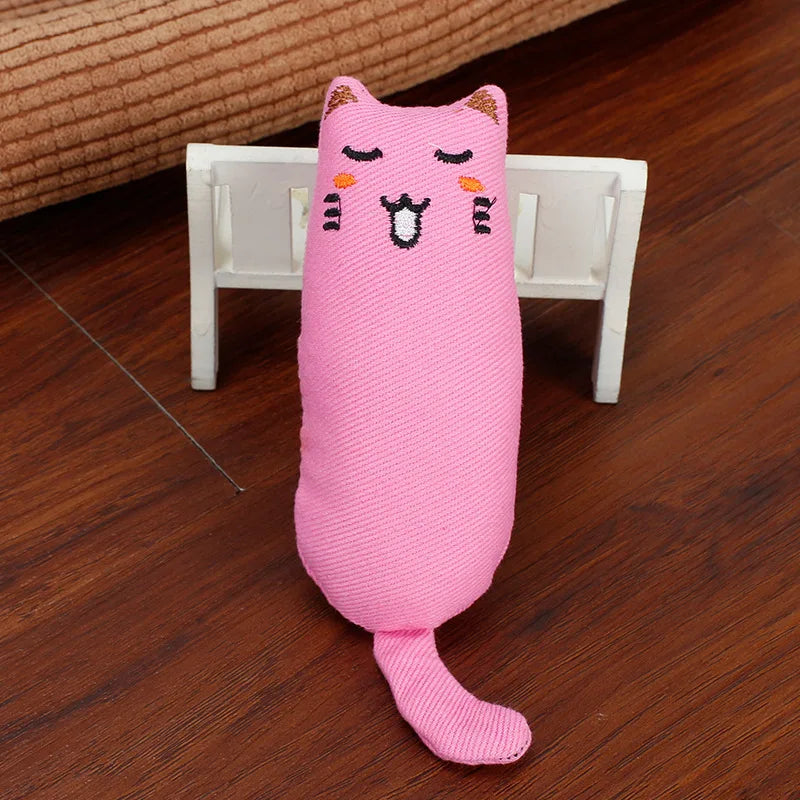 Crinkle Catnip Kicker Toy for Cats