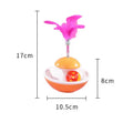 Feather Tumbler Cat Toy with Bell — Self-Righting Wobble Entertainment for Kittens
