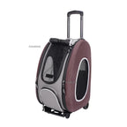 Pet Carrier Trolley Foldable Lightweight Large Capacity Portable Cat Dog Outdoor Shopping Travel Carrier