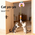Smart Auto Yoyo Cat Teaser Wand — Automatic Jumping Self-Entertainment Boredom Relief Toy