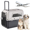 Pet Carrier Kennel Airline-Friendly Dog Travel Cate Portable Dog Cage for Large Pets Air Box, 33 Inches, for Dogs Up To 44lbs