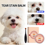 Dog Cat Tear Stain Cleansing Cream With A Special Brush Natural Formula Deep Cleaning Keep Drying Pet Tear Stain Remover Cream