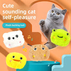 Touch-Activated Sound Cat Teaser Toy — Bite-Resistant Animal Sound Frog, Bird, Cricket & Mouse Toy